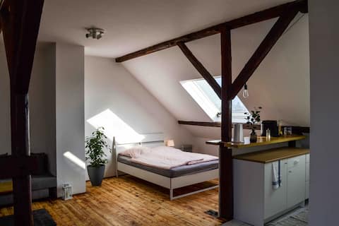 Beautiful attic apartment near Cologne