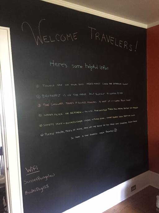 Chalkboard Wall
