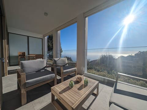 Majestic views of the Sea and the village.