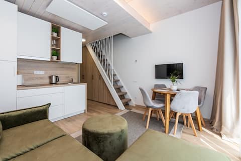 Malūno Loft Studio w/Outside Pool By Cohost