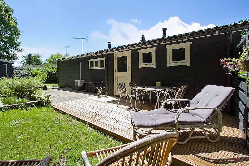Terrasse bag huset