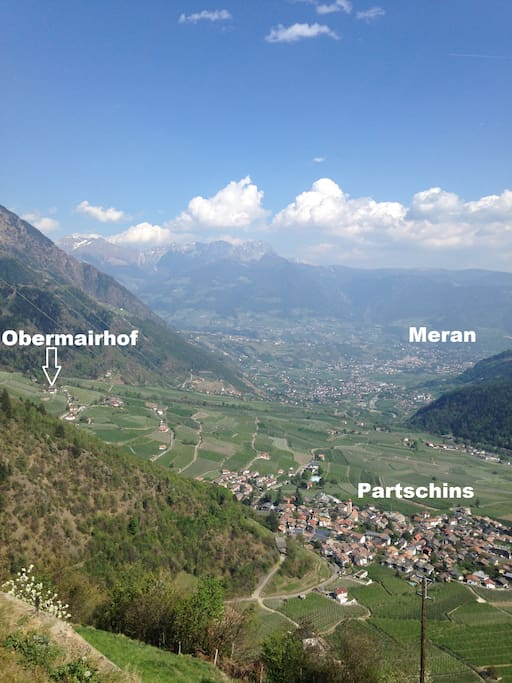 Lage Obermairhof Partschins