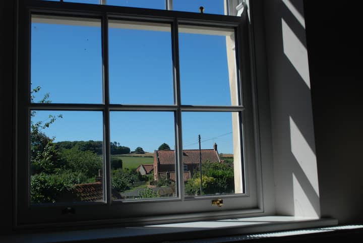 Výhľad z hlavnej spálne.