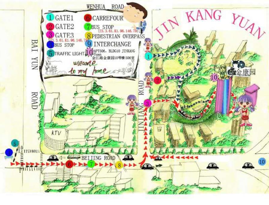 Local map directions