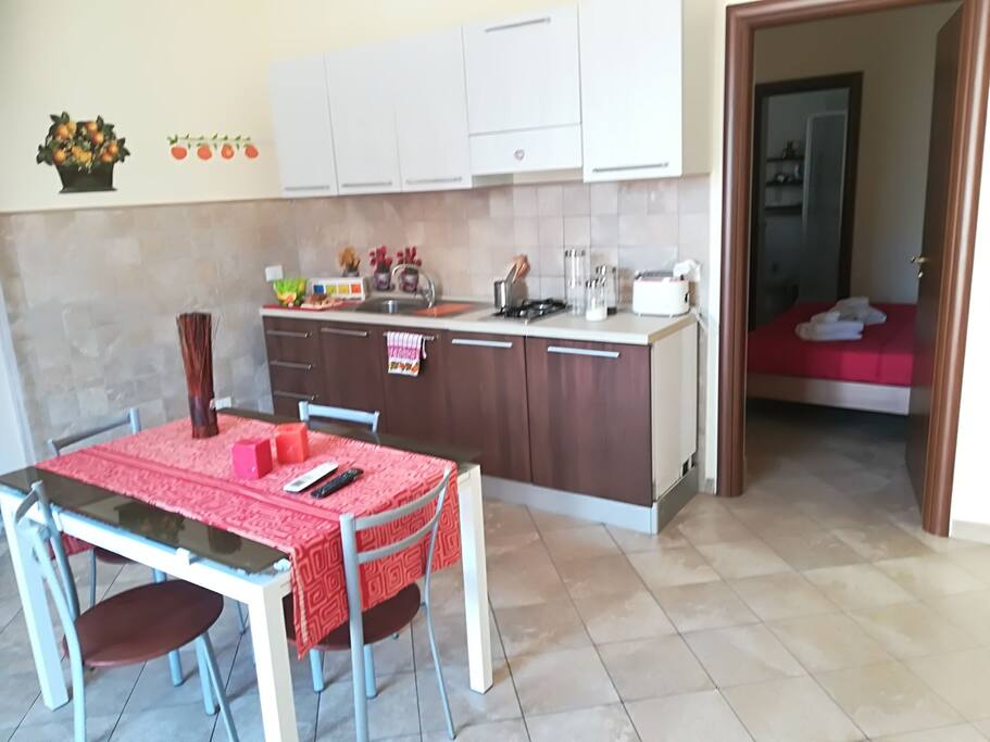 soggiorno con cucina