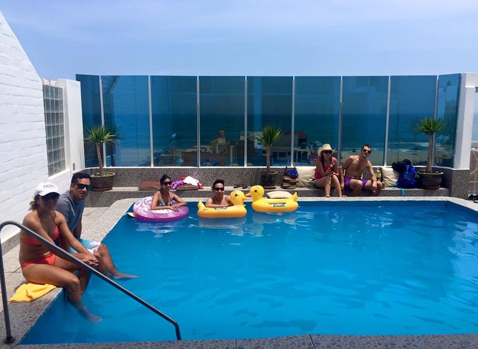 Pool area.