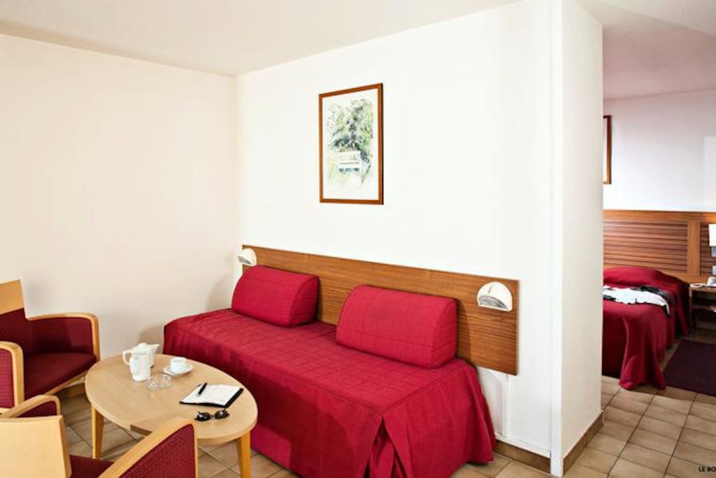 Studio 4 pers vue mer