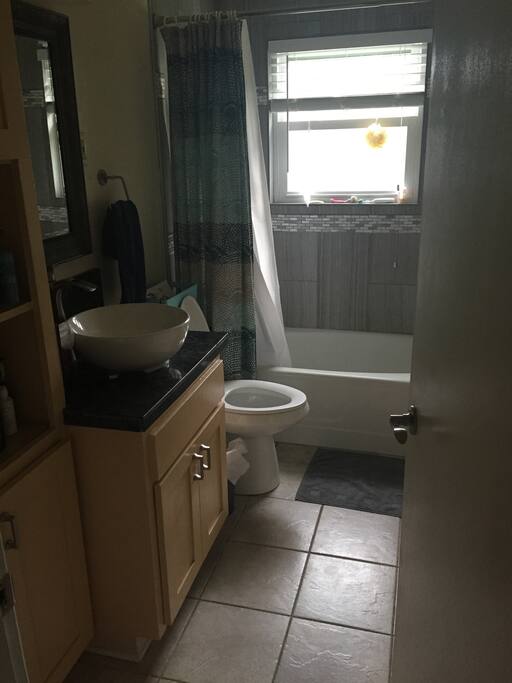 one of the bathrooms