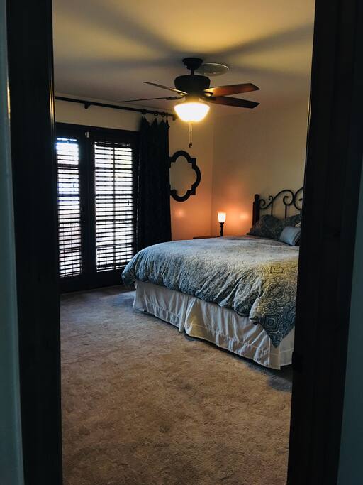 French door outdoor access to patio