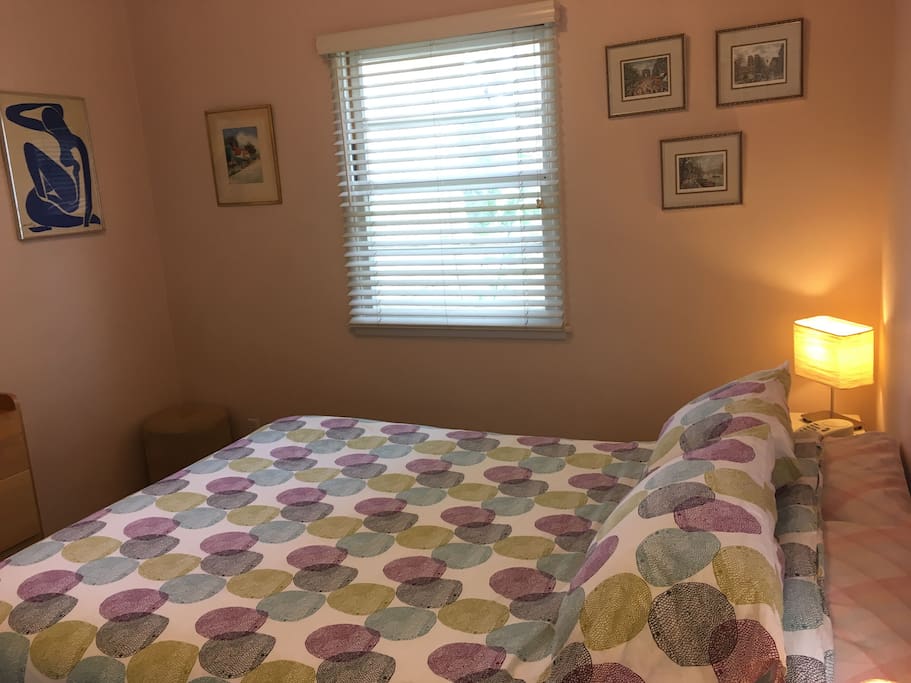 Guest Bedroom with queen sized bed