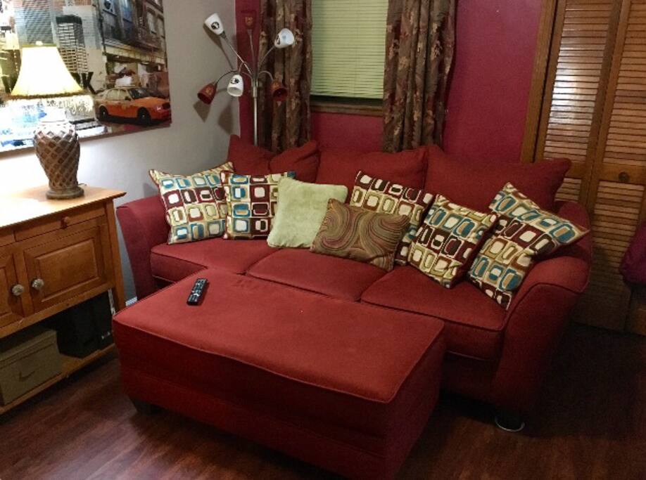 Private room w/ couch and full bath