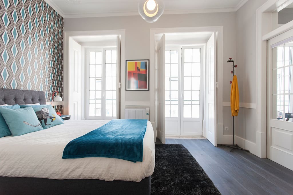 Double Bed - Blue Bedroom