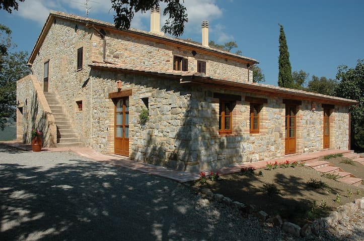 farmhouse fontani farm surrounded by nature
