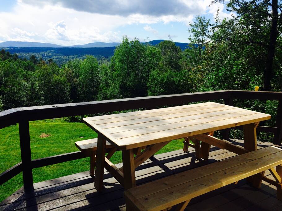 Summer view from the deck