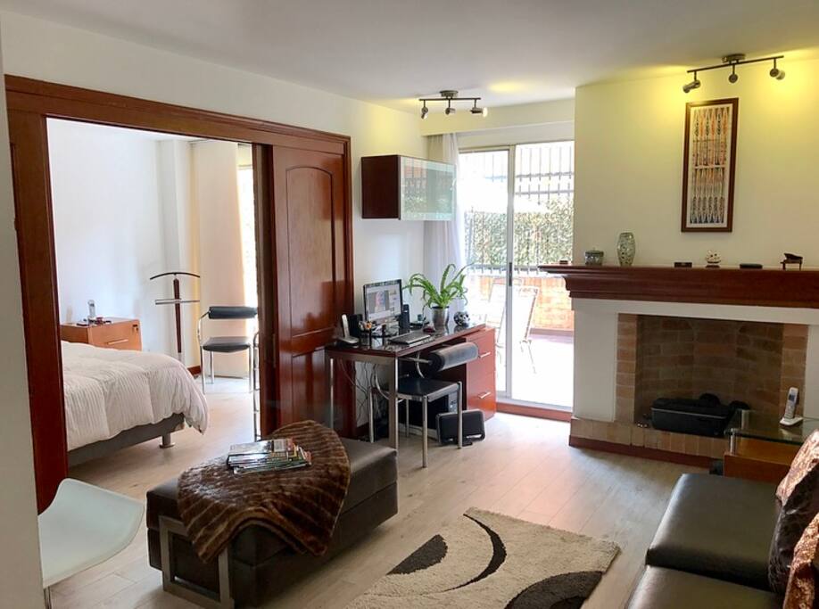 Living Room and Desk