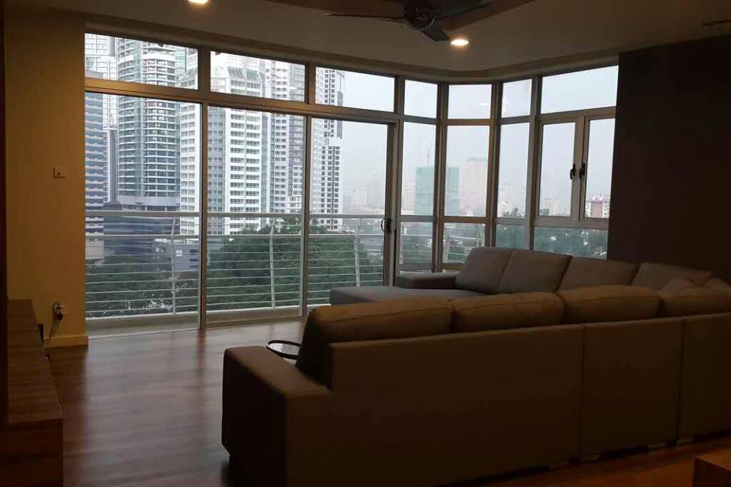 View from living room