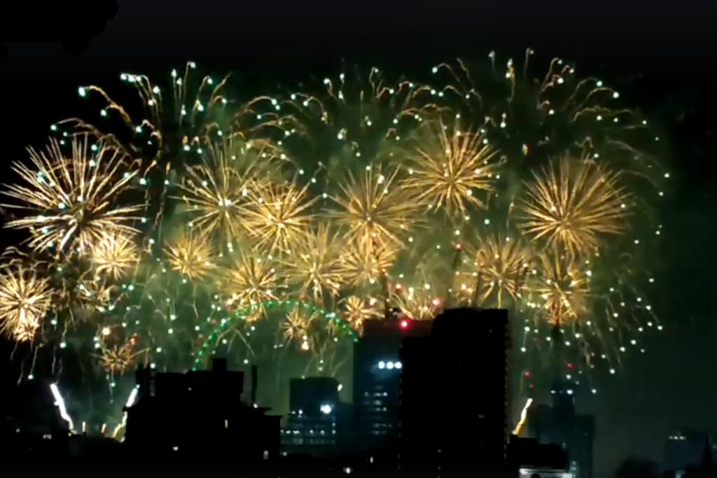 View from your room on New Year's Eve