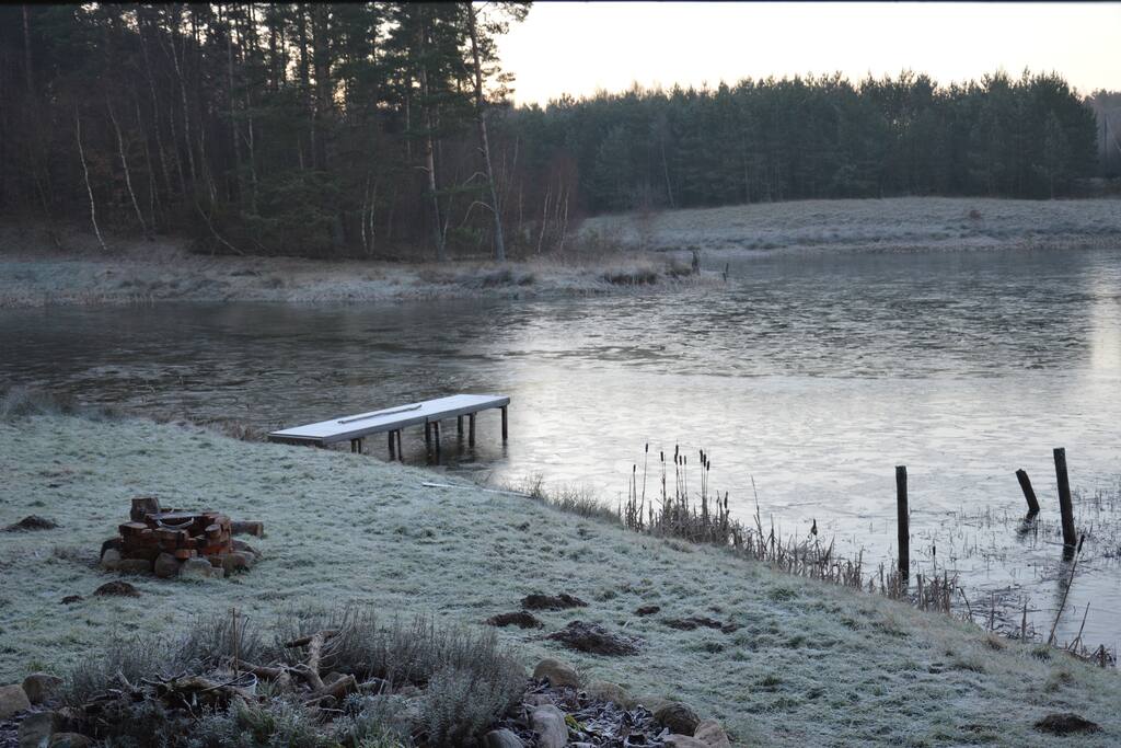 View from the terrace during winter