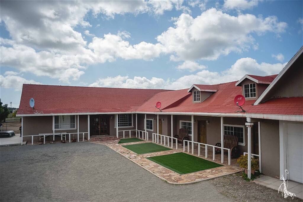 Side View of The Hacienda Valdez.