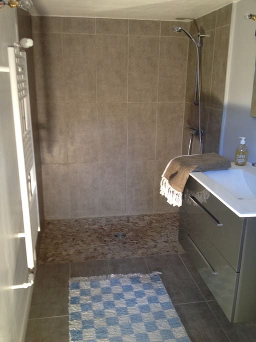 Salle de Bain avec WC et douche à l'italienne