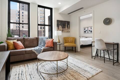 ★Walk to Prudential★Cozy 1BR modern apt downtown★
