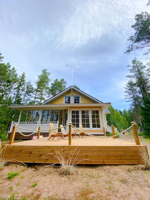 Villa Ruokohelmi Kalajoki    Kesäkuja