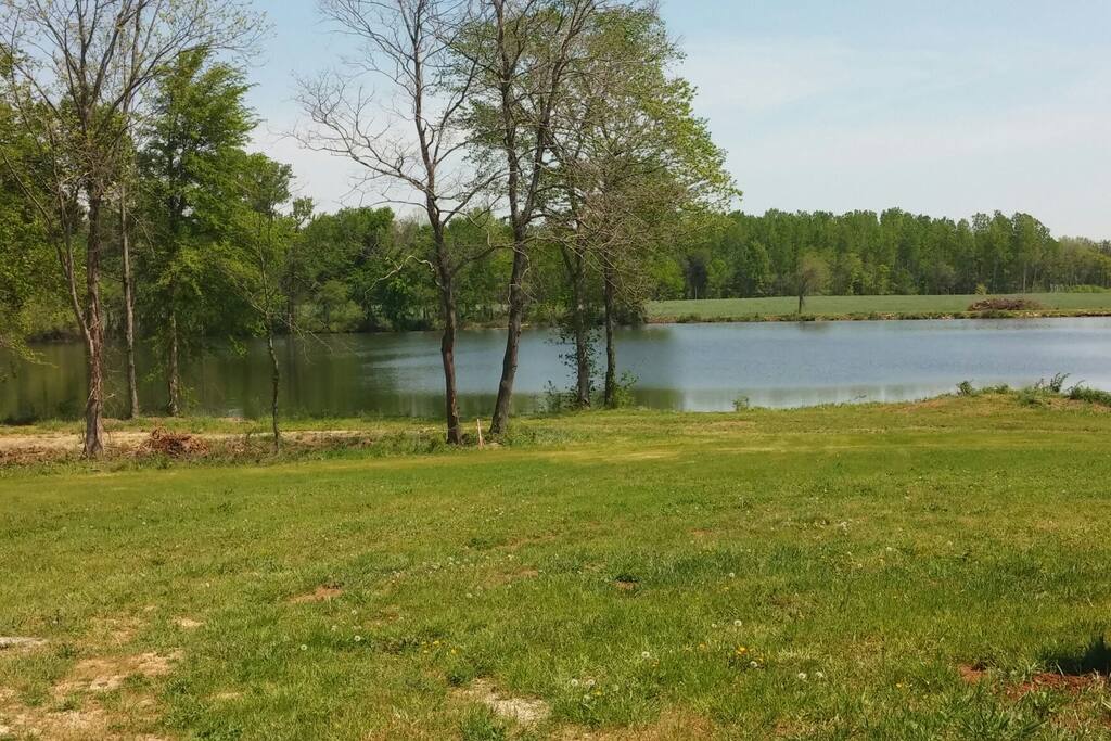 Bring a fishpole and some worms or walk around the lake trail.