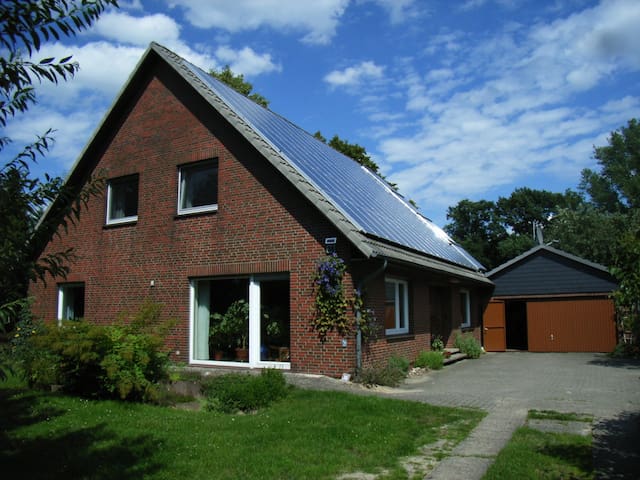 House on pond apartment with kitchen and bathroom