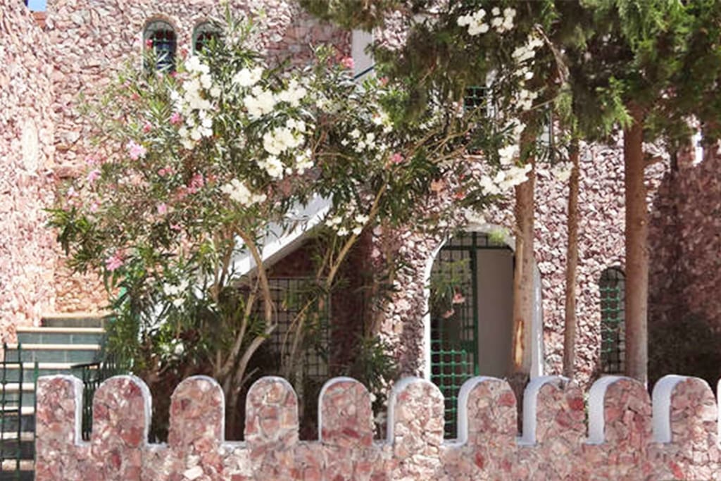 Facade de la maison, La maison au 1er etage