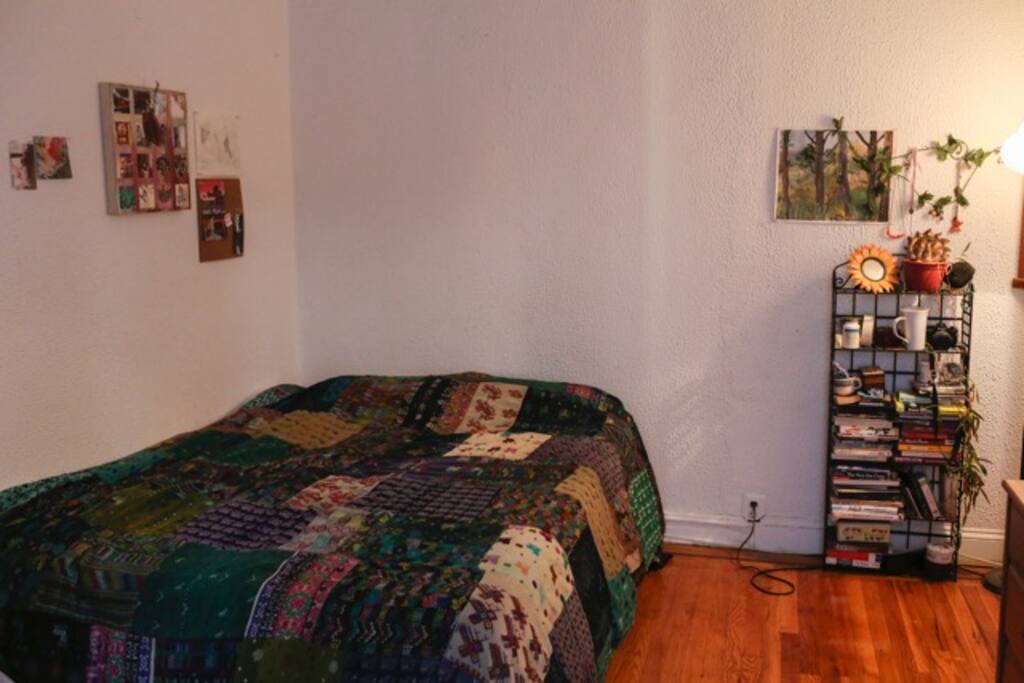 This is a peek at the bed you will have to sleep in.