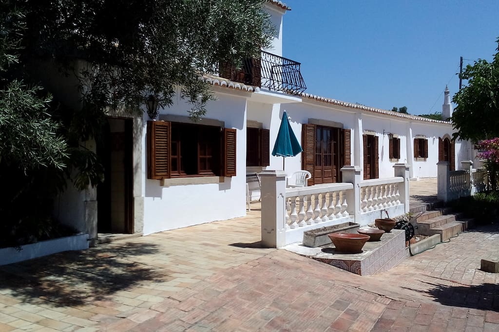 Sun-bathed terrace