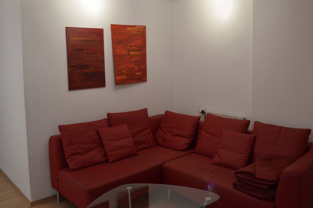 Eingangsbereich mit Wohnzimmer