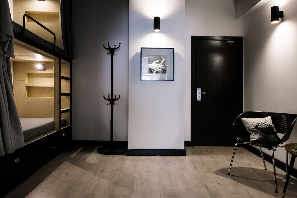 Dorm for 4 persons with sleep boxes