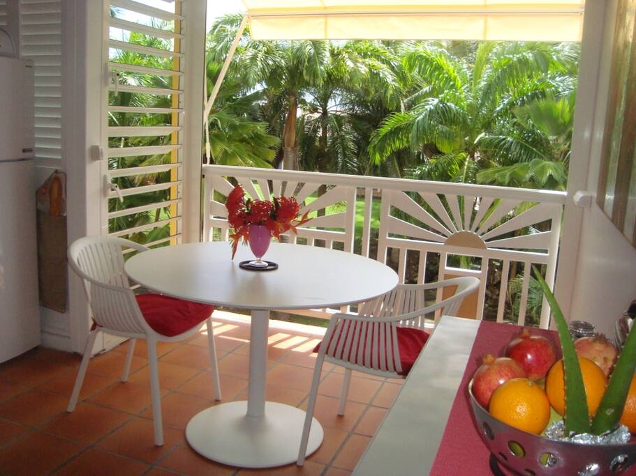CUISINE EQUIPEE COIN REPAS SUR TERRASSE