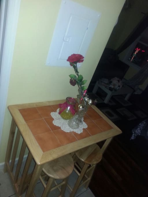 Two high chair table for meals