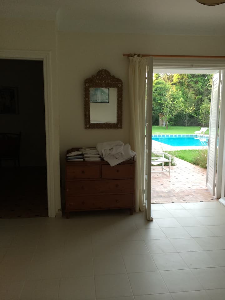 Pool view from  room 4