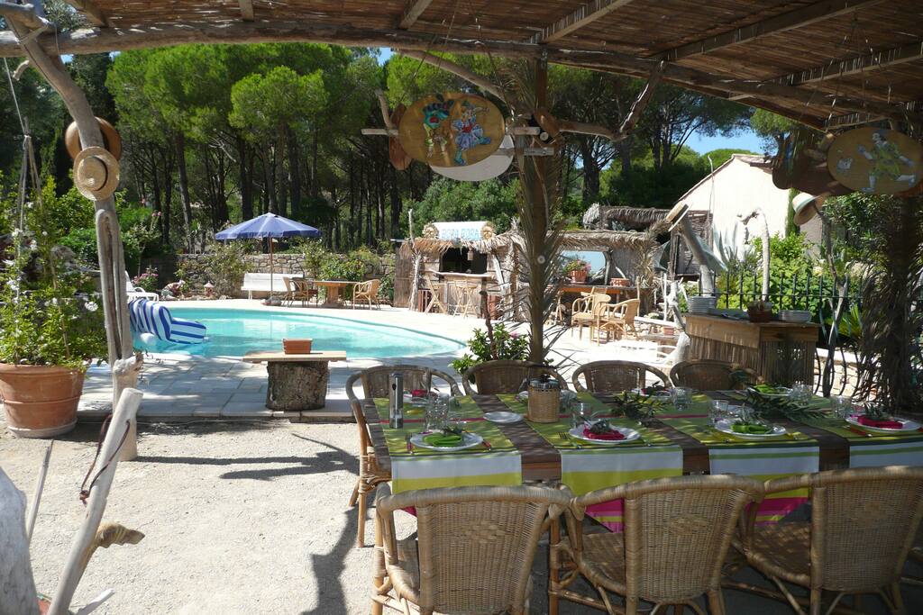 Salle à manger d'été