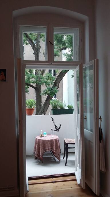 Zugang zum Balkon