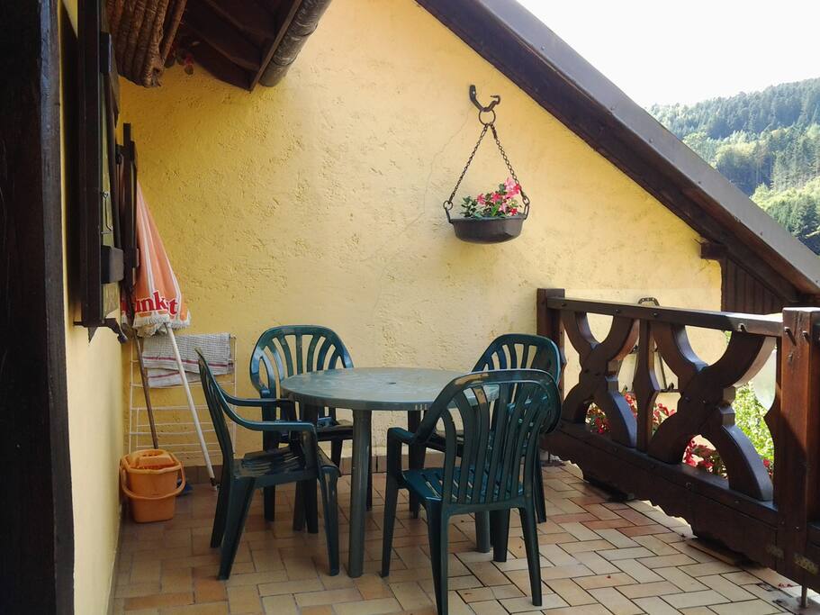 La terrasse du chalet
