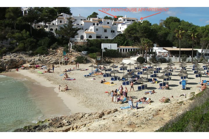 Pueblo Mediterraneo Penthouse Cala Anguila 3 Bedrooms 1 Bathroom Apartment Cala Mendia Spain