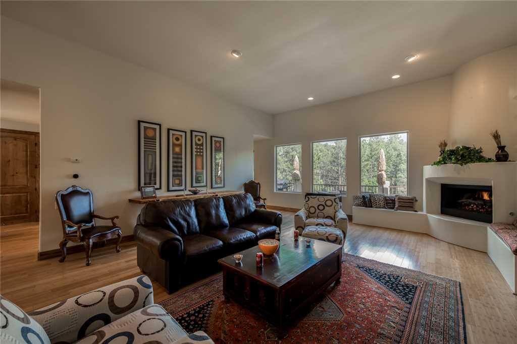 Sink into our cool leather sofa - Settle in for the evening on the sofa at Eagle's Rest, catch up on your favorite show or check