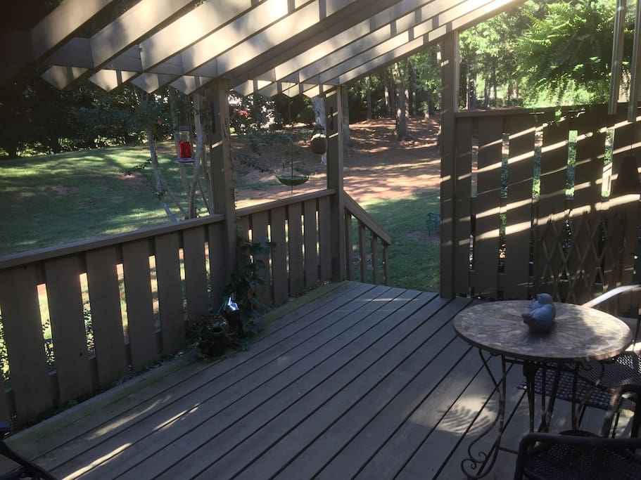 Deck off bedrooms