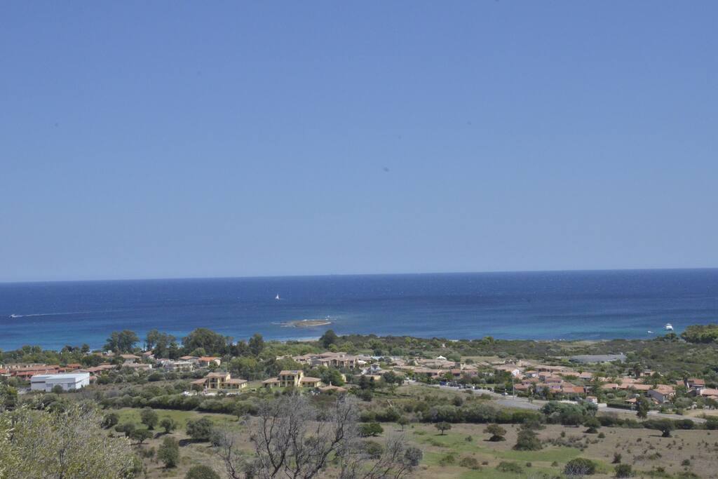 la vista che c'è dalla terrazza