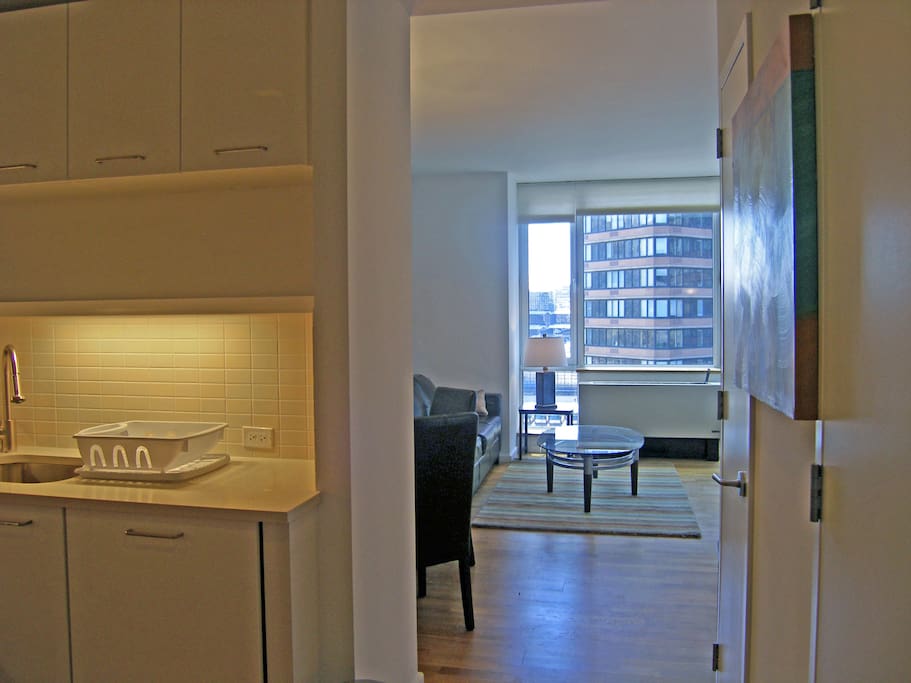 view from the kitchen