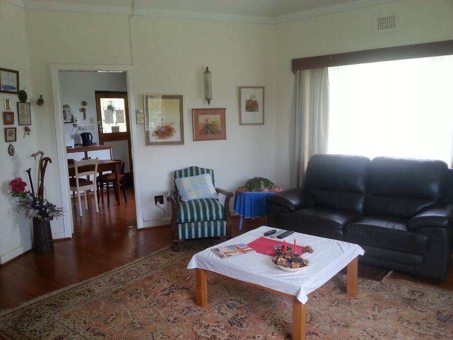 View from lounge to kitchen