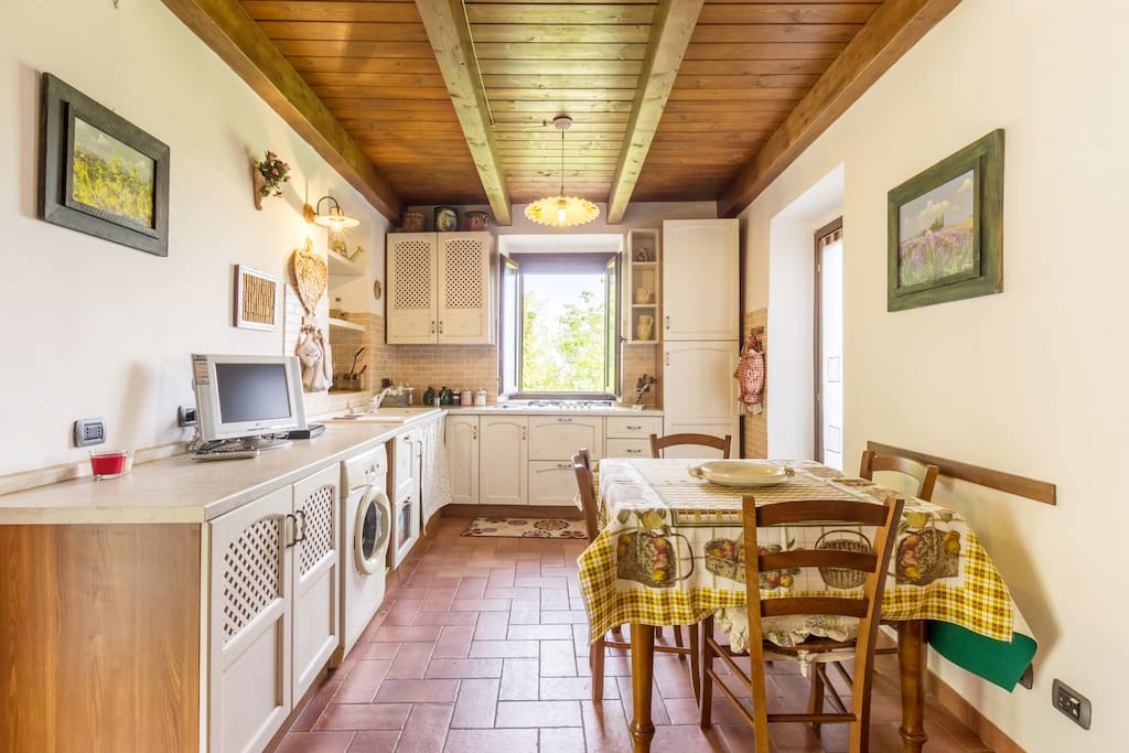 Kitchen and dining room