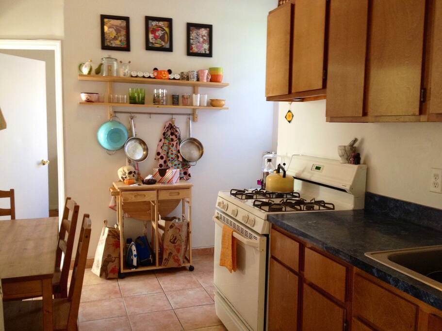 Cute kitchen with everything you need to feel at home