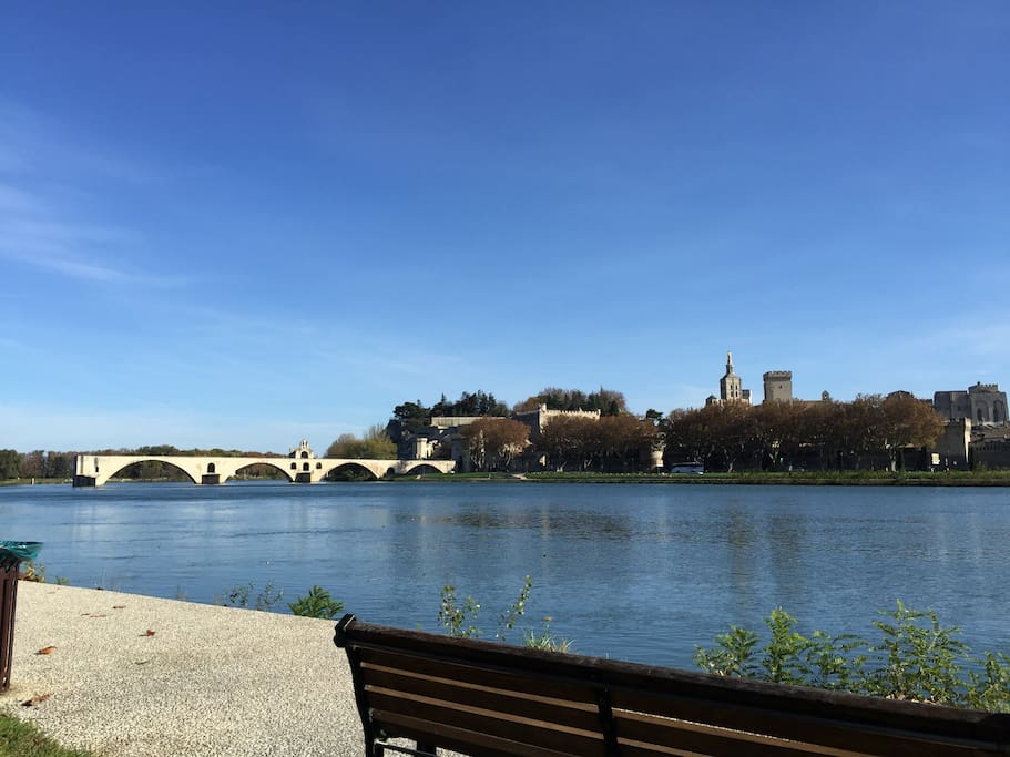 à 15 min à pieds : le pont d'Avignon