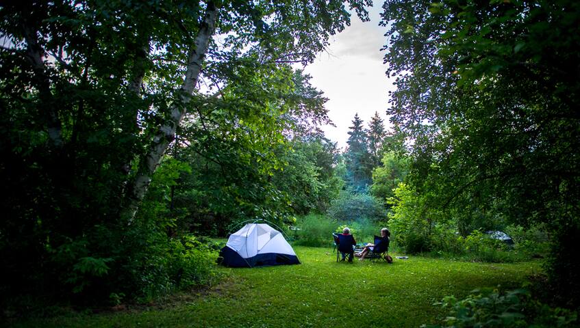 St. Croix Sweet Spot camping - Apple Blossom site