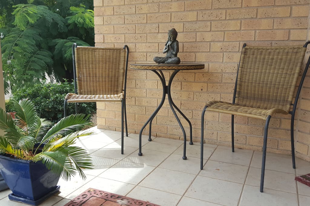 Your own balcony and entrance